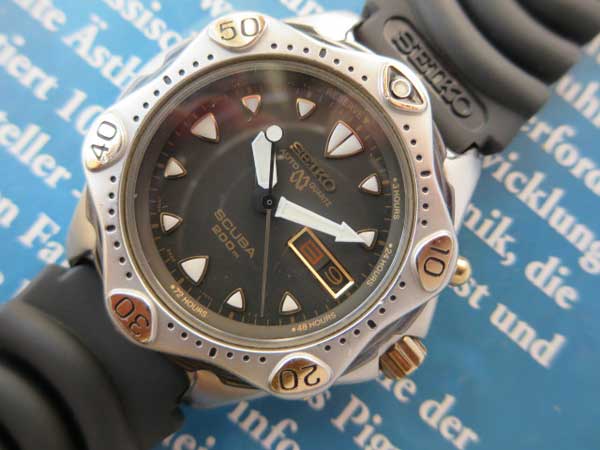 JA-0102| セイコー SCUBA ダイバー 200M 初期オートクォーツ 希少モデル