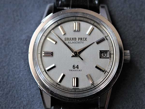 JA-2199| オリエント グランプリ オールマイティ 64 グレイ文字盤 F19750