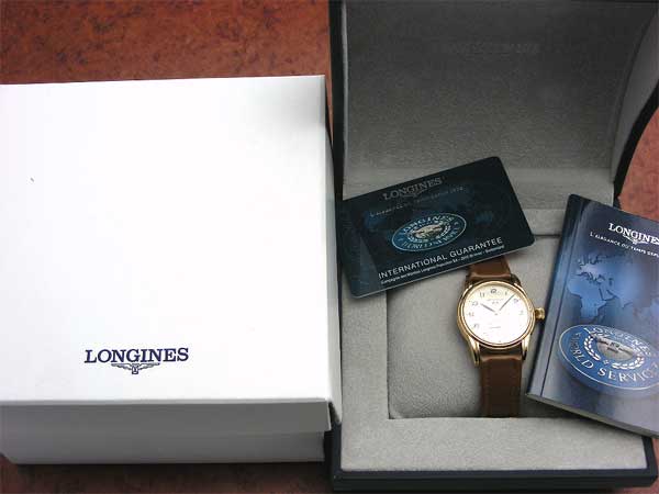 ロンジン LONGINES 手巻き 工場創立125周年記念モデル ギャランティー