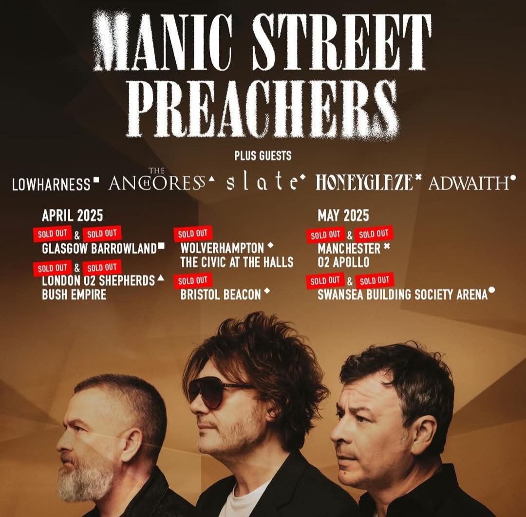 Manic Street Preachers — The Halls, Wolverhampton — 25 April 2025