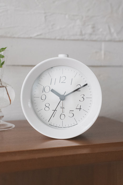RIKI ALARM CLOCK ホワイト — ANTRY USE ONLY GENUINE