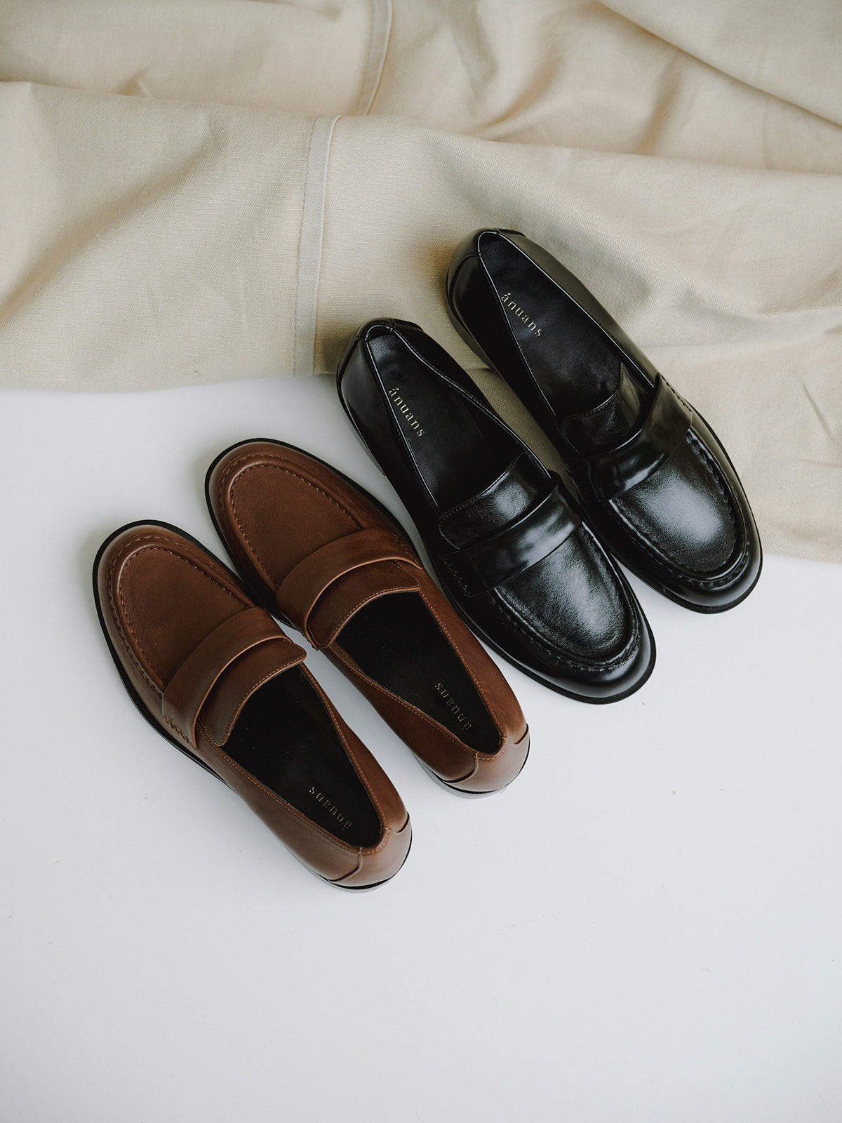 レザーローファー