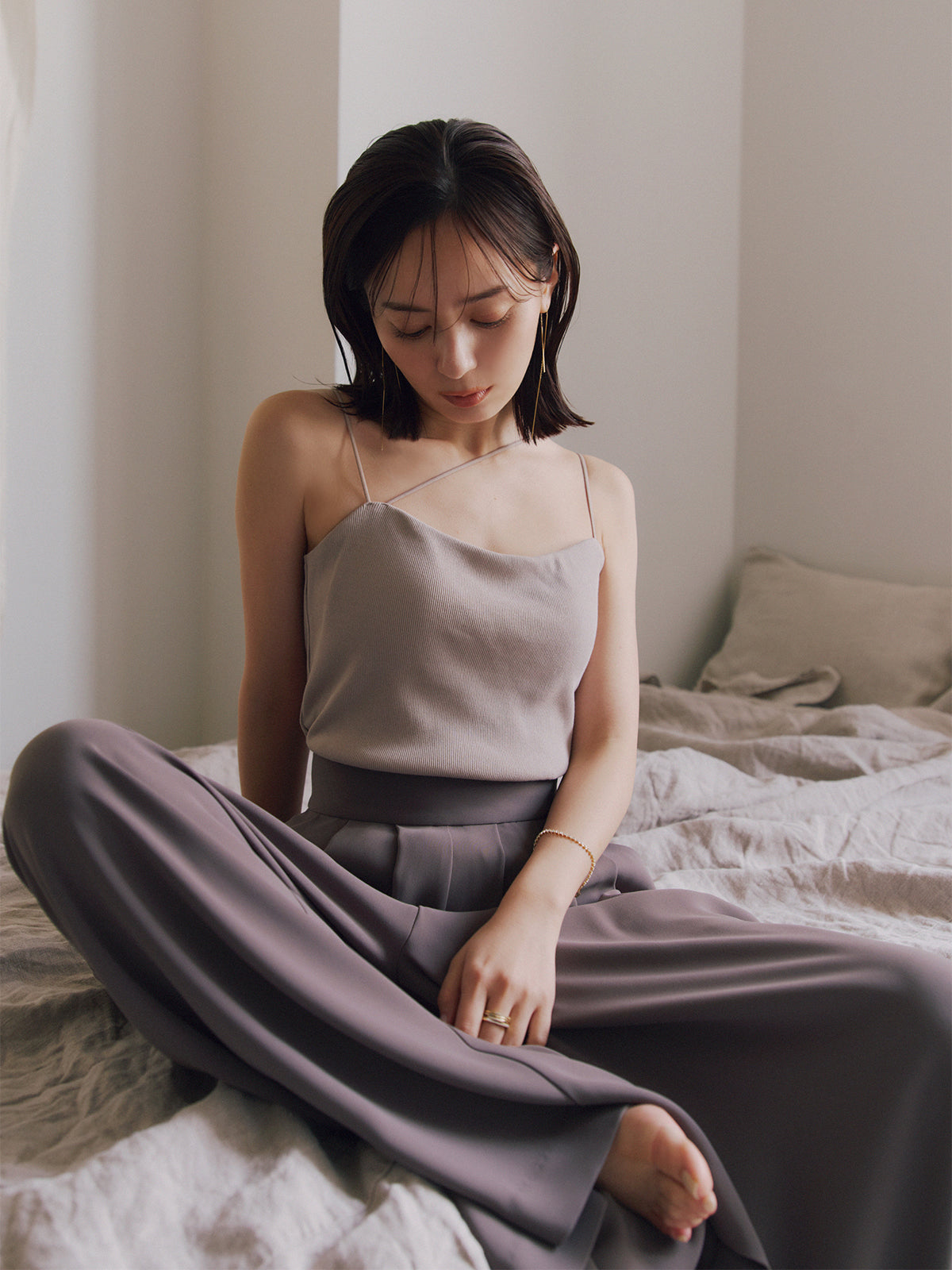 OUR WACOAL×anuans】カップイン2wayキャミソール