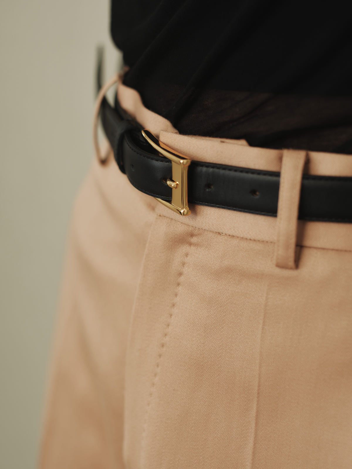 スクエアバックルベルト