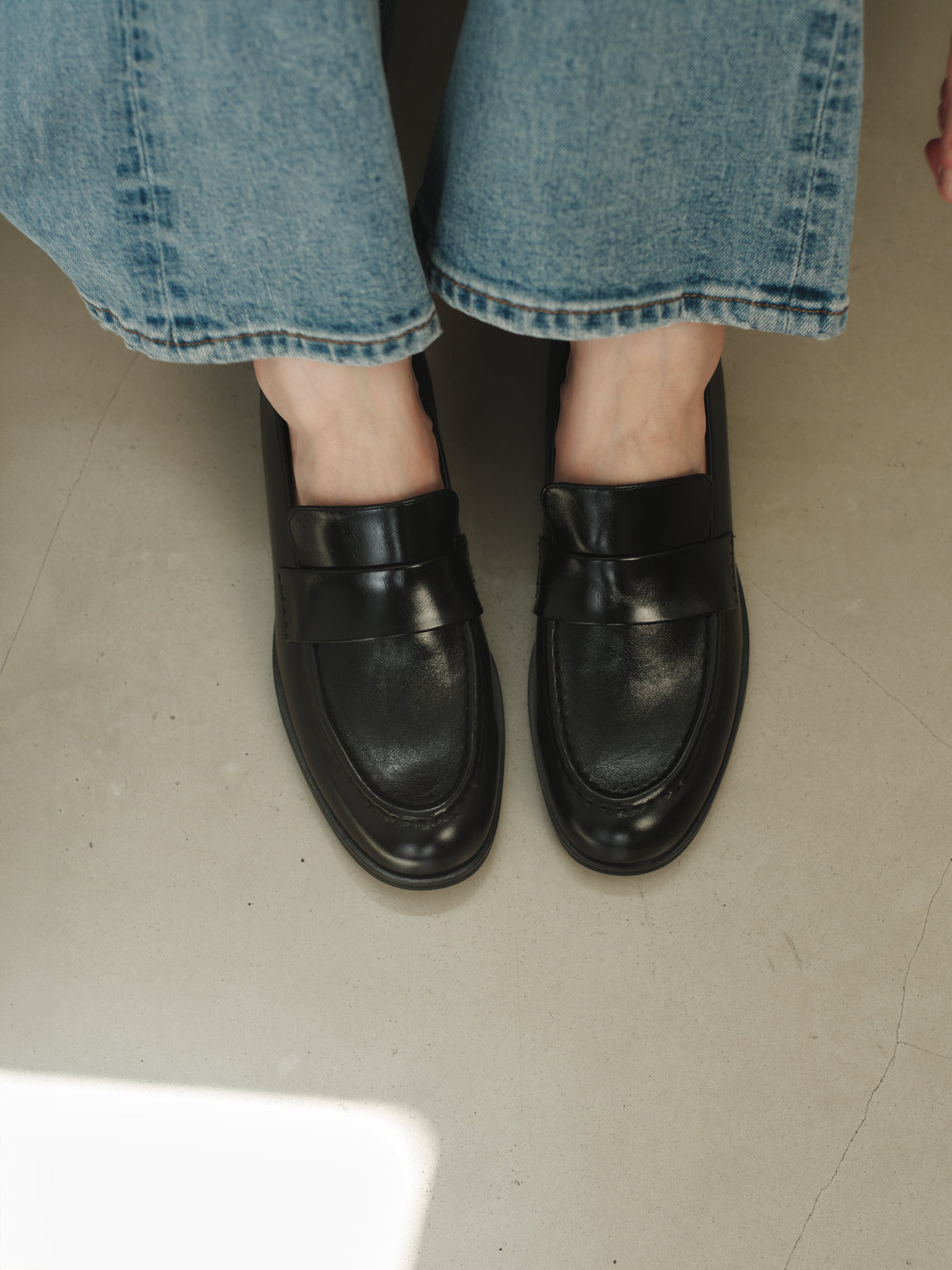 レザーローファー