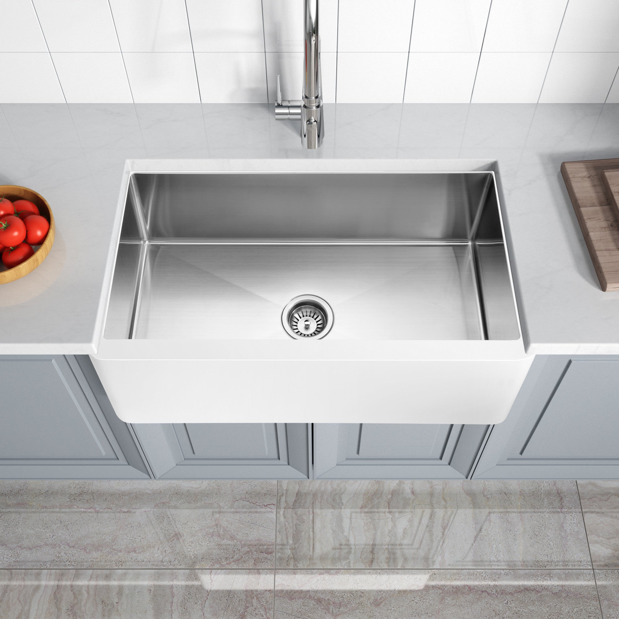 K-AZ271-A1 - ANZZI Apollo Series Farmhouse Solid Surface 36 in. 0