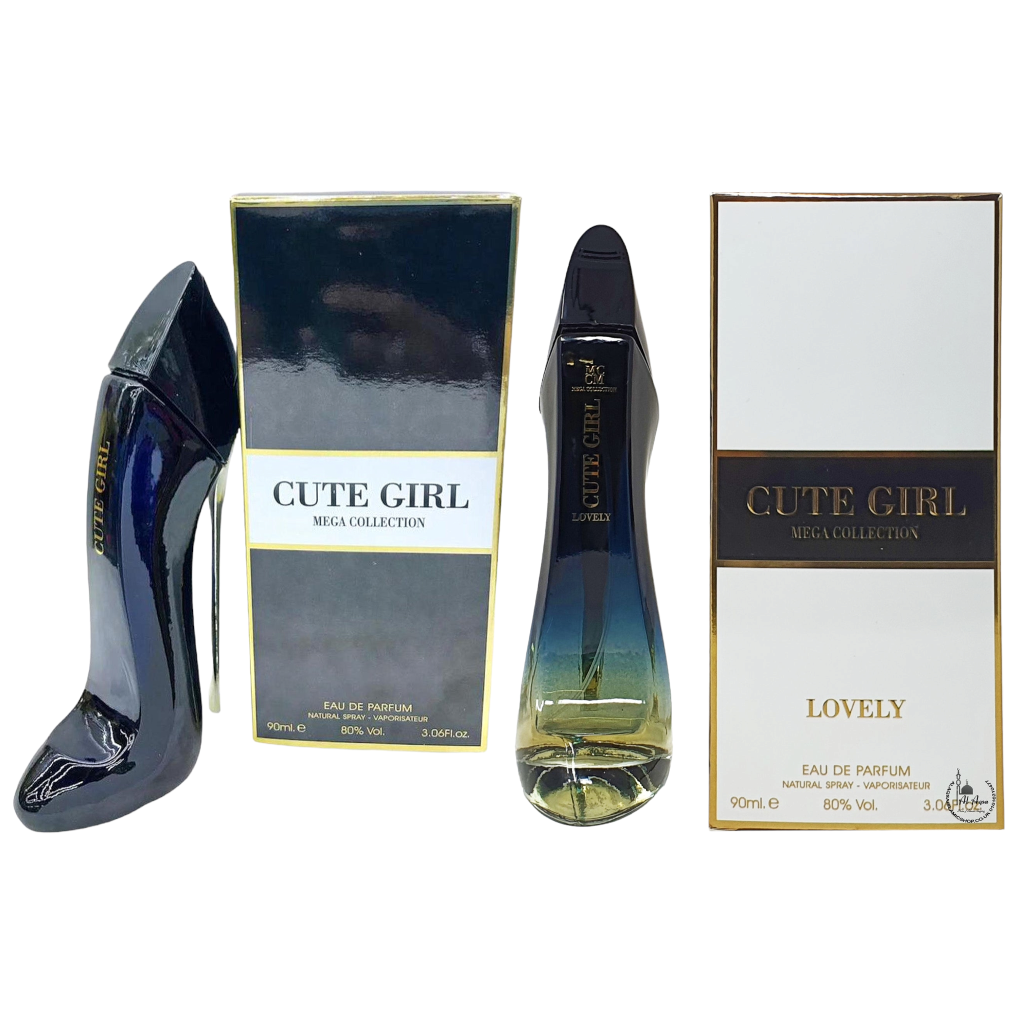 Cute girl Mega Collection Eau De Perfume 90ml Fragrance World - A