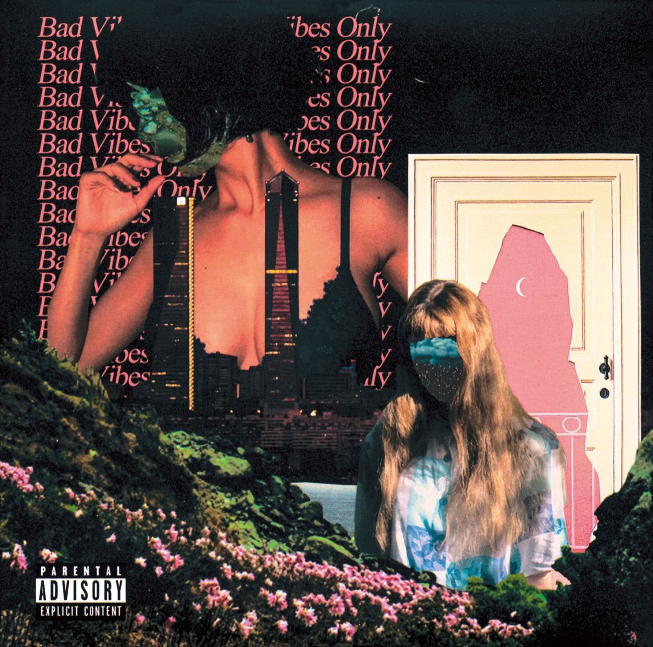 NF Zessho “Bad Vibes Only (Black+Pink Splatter Vinyl)” LP