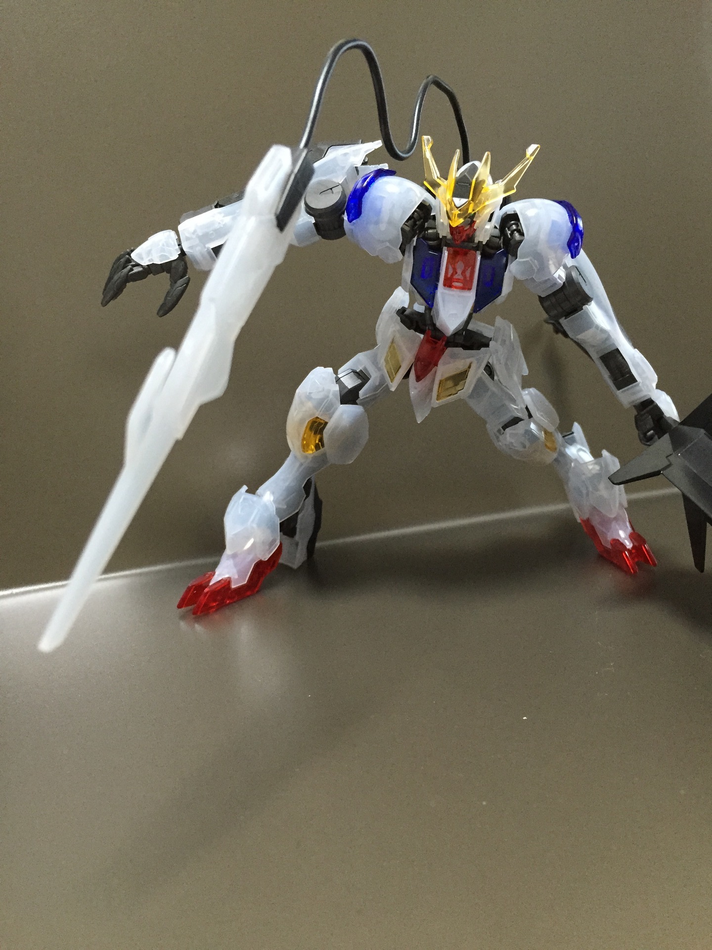 HG ガンダムバルバトスルプスレクス[クリアカラー]: アサルト明太子