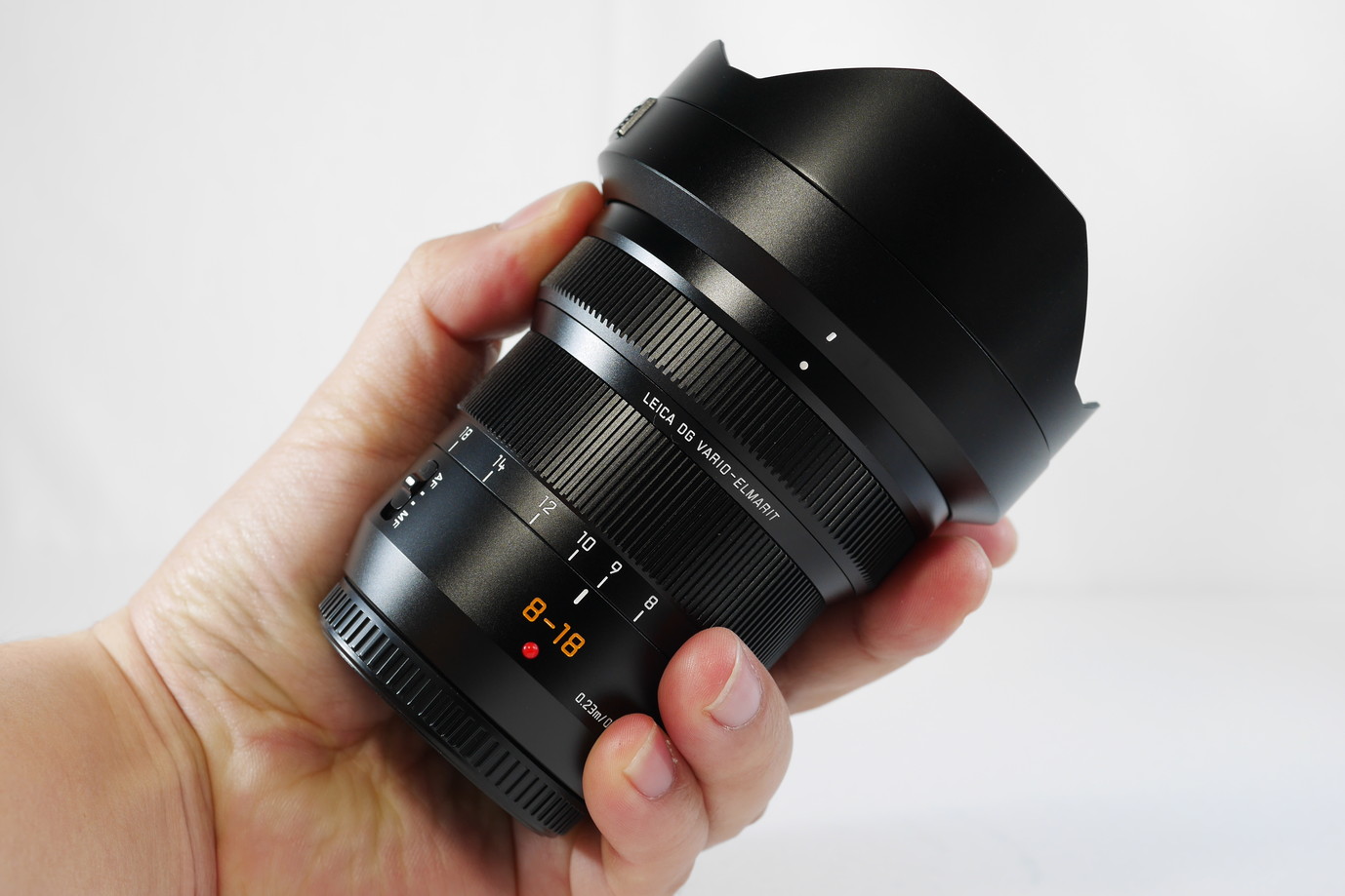 LEICA DG 8-18mm F2.8-4.0 ASPHとフィルターの干渉をチェックする