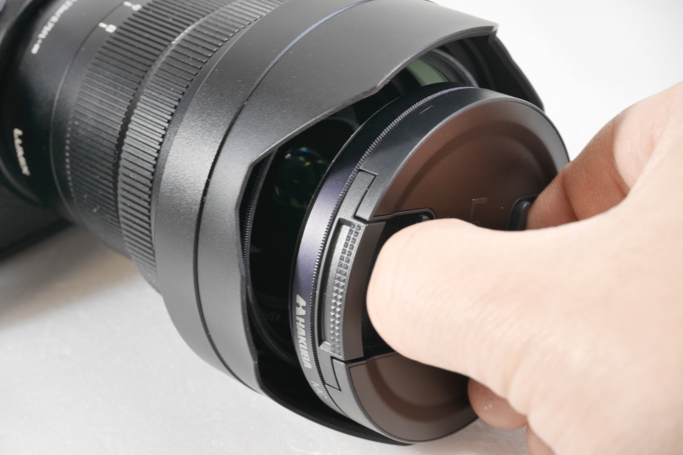 LEICA DG 8-18mm F2.8-4.0 ASPHとフィルターの干渉をチェックする