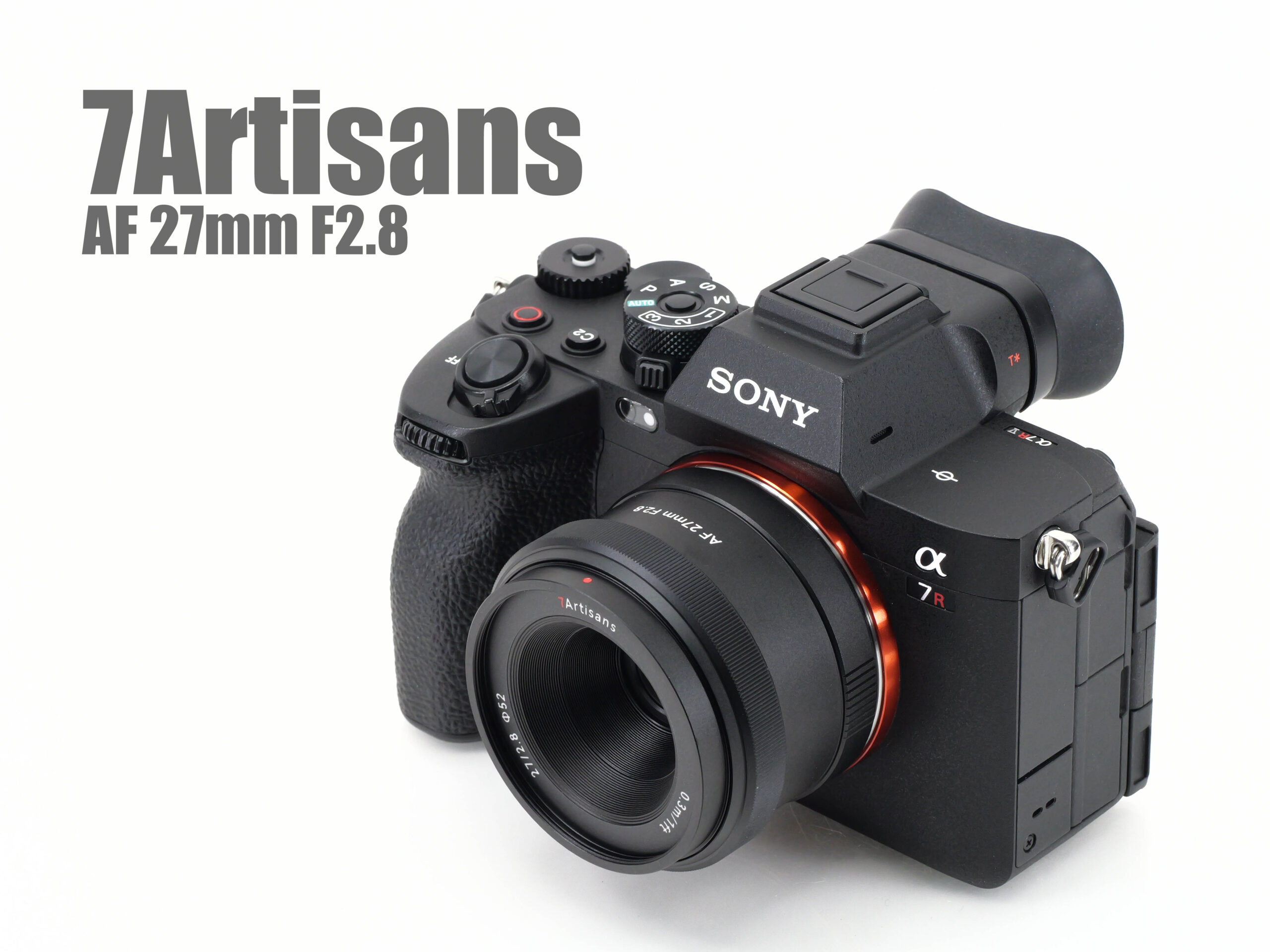 七工匠 7Artisans AF 27mm F2.8 レンズレビュー Vol.1 外観・操作・AF