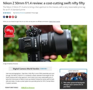 NIKKOR Z 50mm f/1.4 は小型軽量ながら満足のいく画質 - とるなら