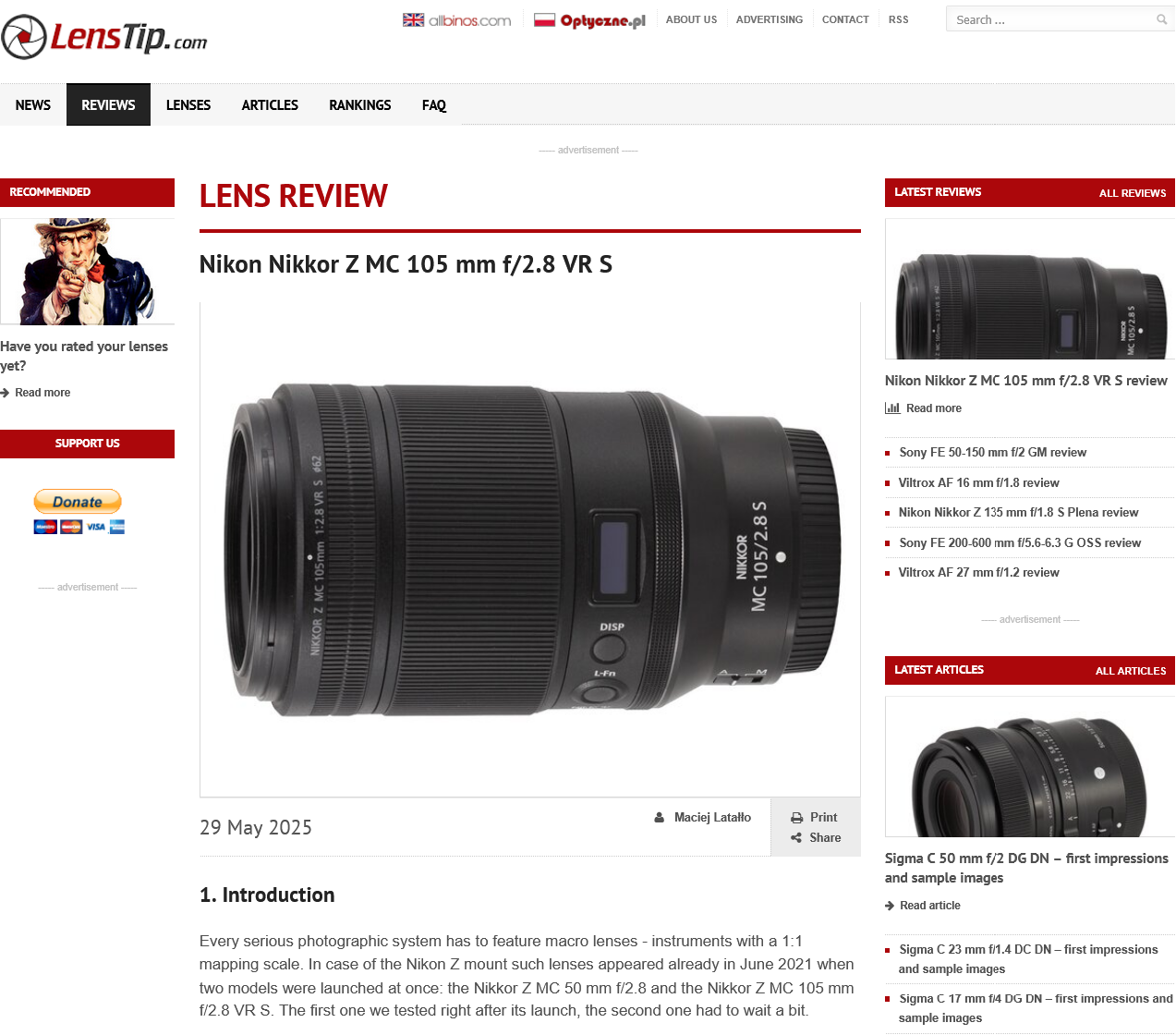 NIKKOR Z MC 105mm f/2.8 VR S 口径食は目立つが圧倒的な解像性能