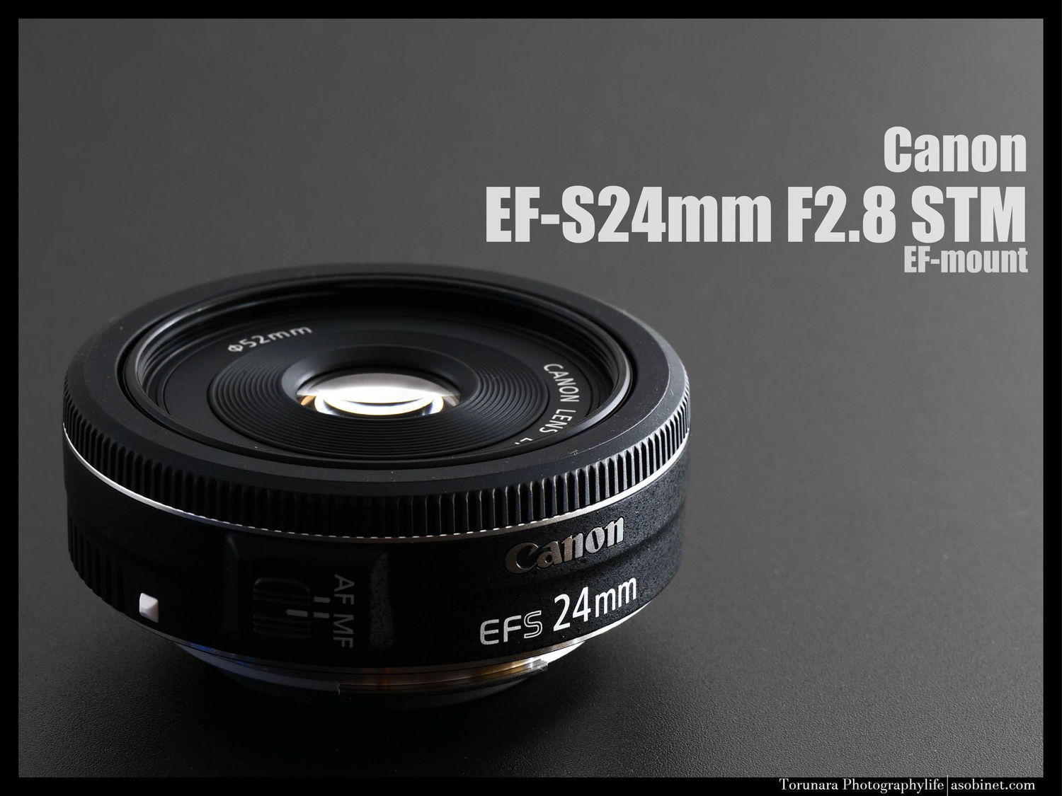 キヤノン「EF-S24mm F2.8 STM」交換レンズレビュー 近距離解像編