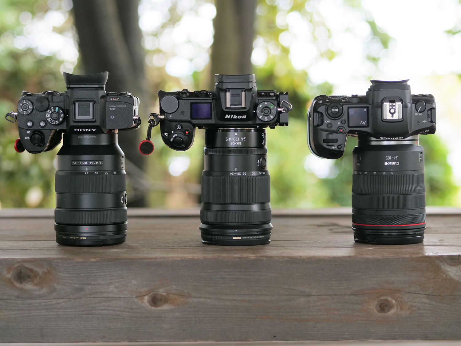 ニコン・キヤノン・ソニーのF4標準ズーム徹底比較 Vol.1 解像チャート