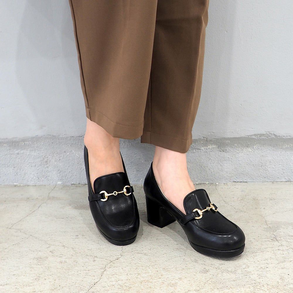 SALE】厚底ビットローファーパンプス（BY_8700183