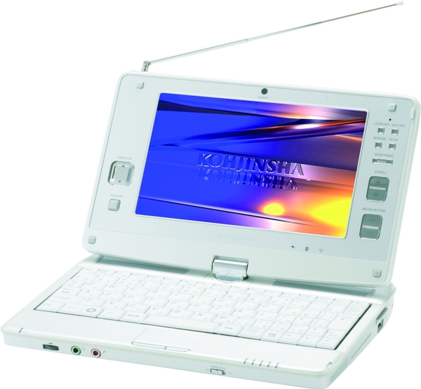 KOHINSHA モバイルノートPC Windows XP ASCII.jp：工人舎、モバイル