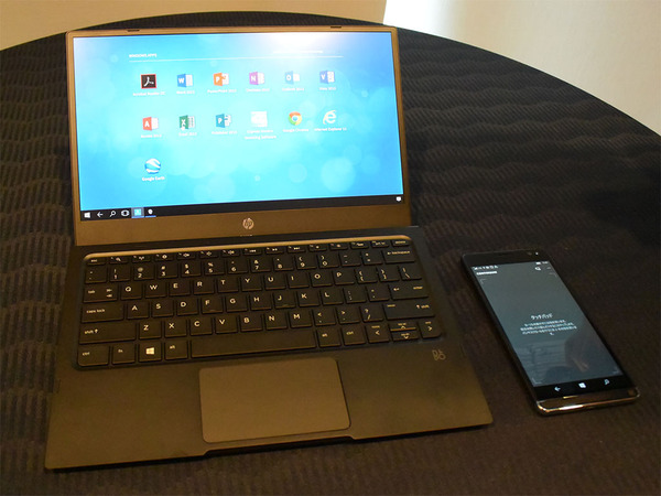 ASCII.jp：最強のWindowsスマホ「HP Elite x3」とノートPC型ドッグを
