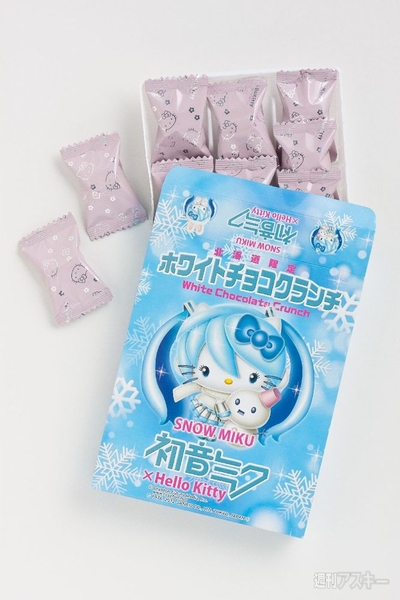 初音ミク ×Hello Kitty 北海道限定コラボ商品 雪ミクのキティちゃんが