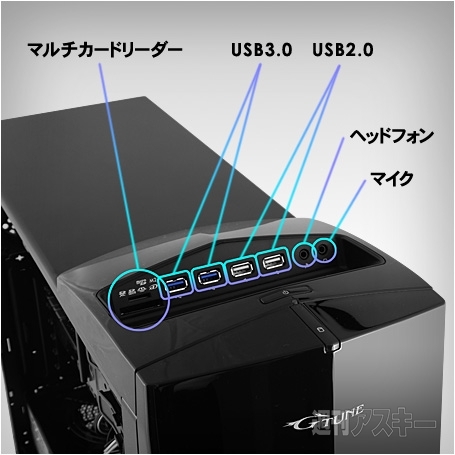 コアi7-3770KとGTX680の最強布陣で3Dゲームも超余裕！マウスの