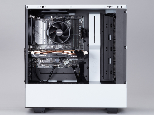 ASCII.jp：H510 WhiteにRX 6700 XT搭載で21万円台、ゲームや動画編集も