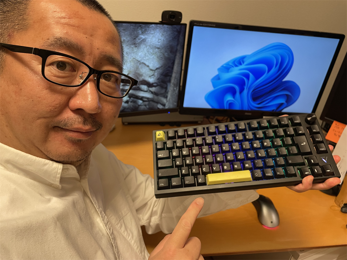 ASCII.jp：ホットスワップでキースイッチ脱着可能なゲーミング75