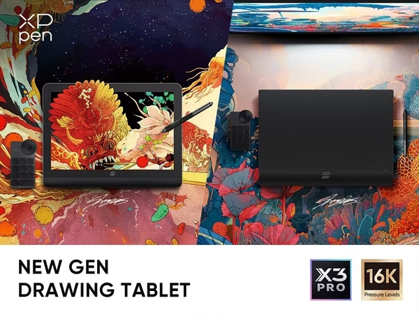 ASCII.jp：XPPen、1万6384レベルの筆圧感度に対応した液タブ／板タブ新