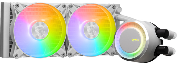 ASCII.jp：MSI、240／360mmラジエーター搭載の白い簡易水冷CPUクーラー