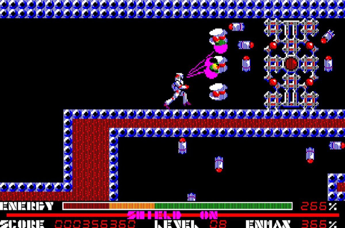 テグザー THEXDER PC-8801用 パソコンゲームソフト 5FD 2D テグザー