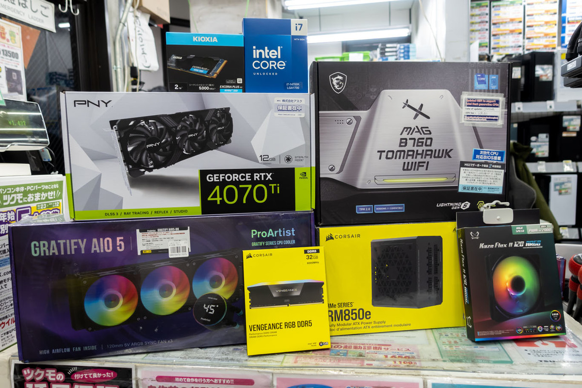ASCII.jp：【今月の自作PCレシピ】Core i7＆RTX 4070 Ti搭載で30万円