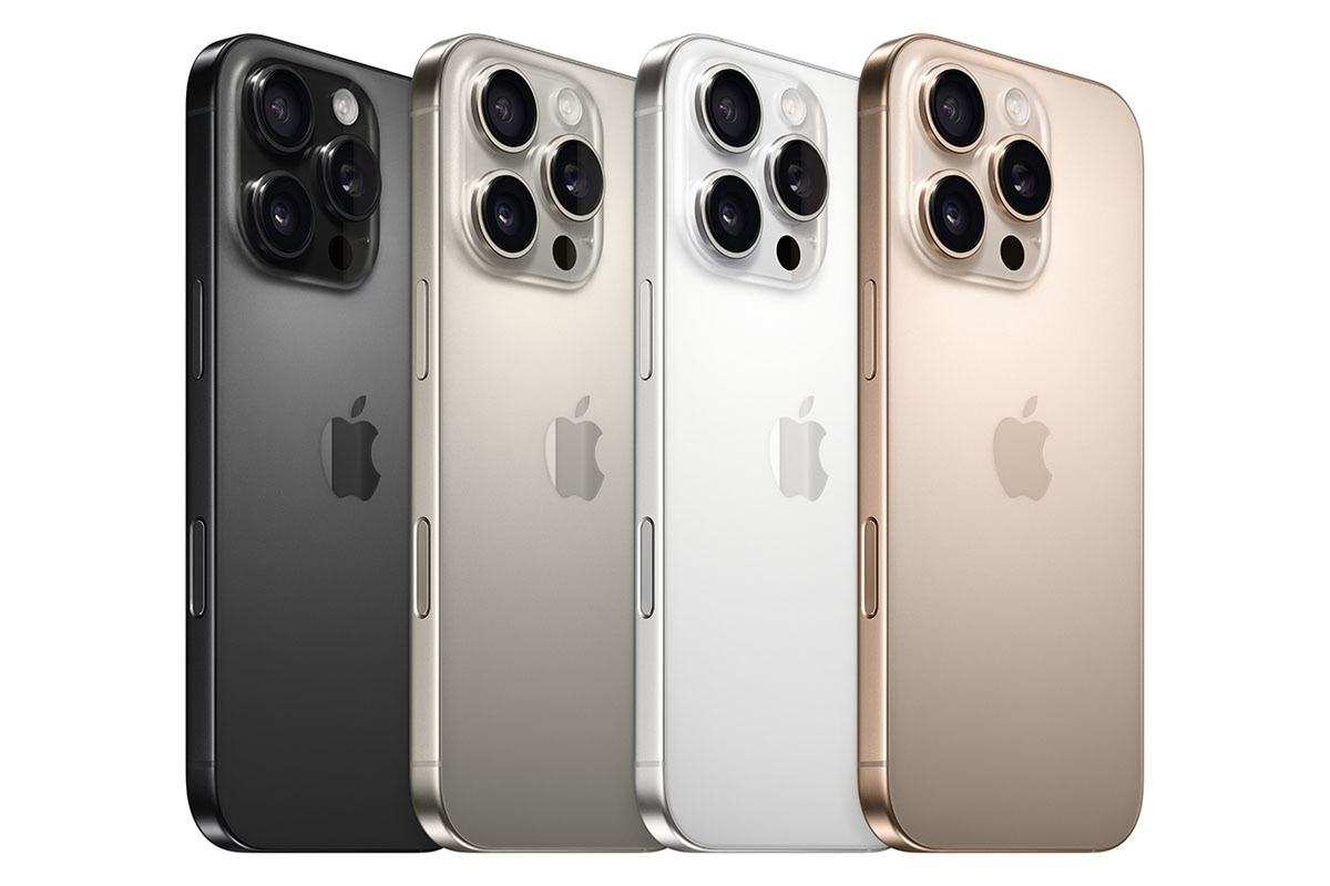 新色はデザートチタニウム！ iPhone 16 Proは画面サイズアップでまさに