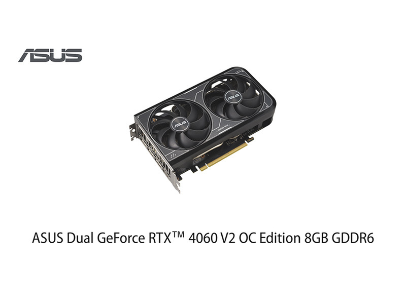 ASCII.jp：ASUS、NVIDIA GeForce RTX 4060搭載「Dual-RTX4060-O8G-V2