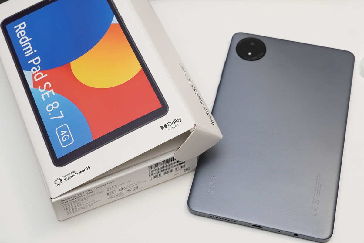 2万円切りで4G通信＆実は通話も可なタブレット「Redmi Pad SE 8.7 4G