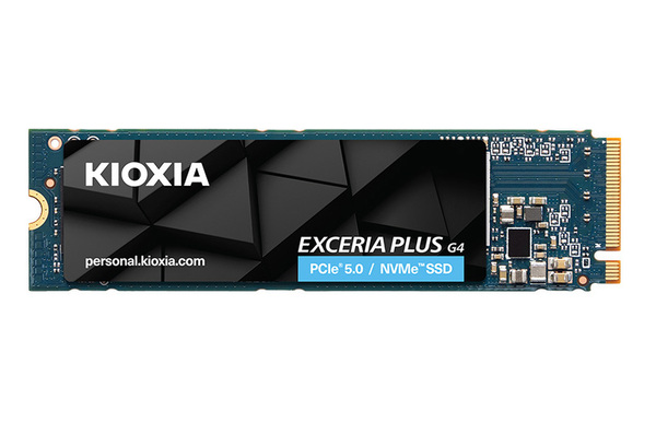 キオクシア、自社フラッシュ採用のPCIe 5.0対応SSD「EXCERIA PLUS G4