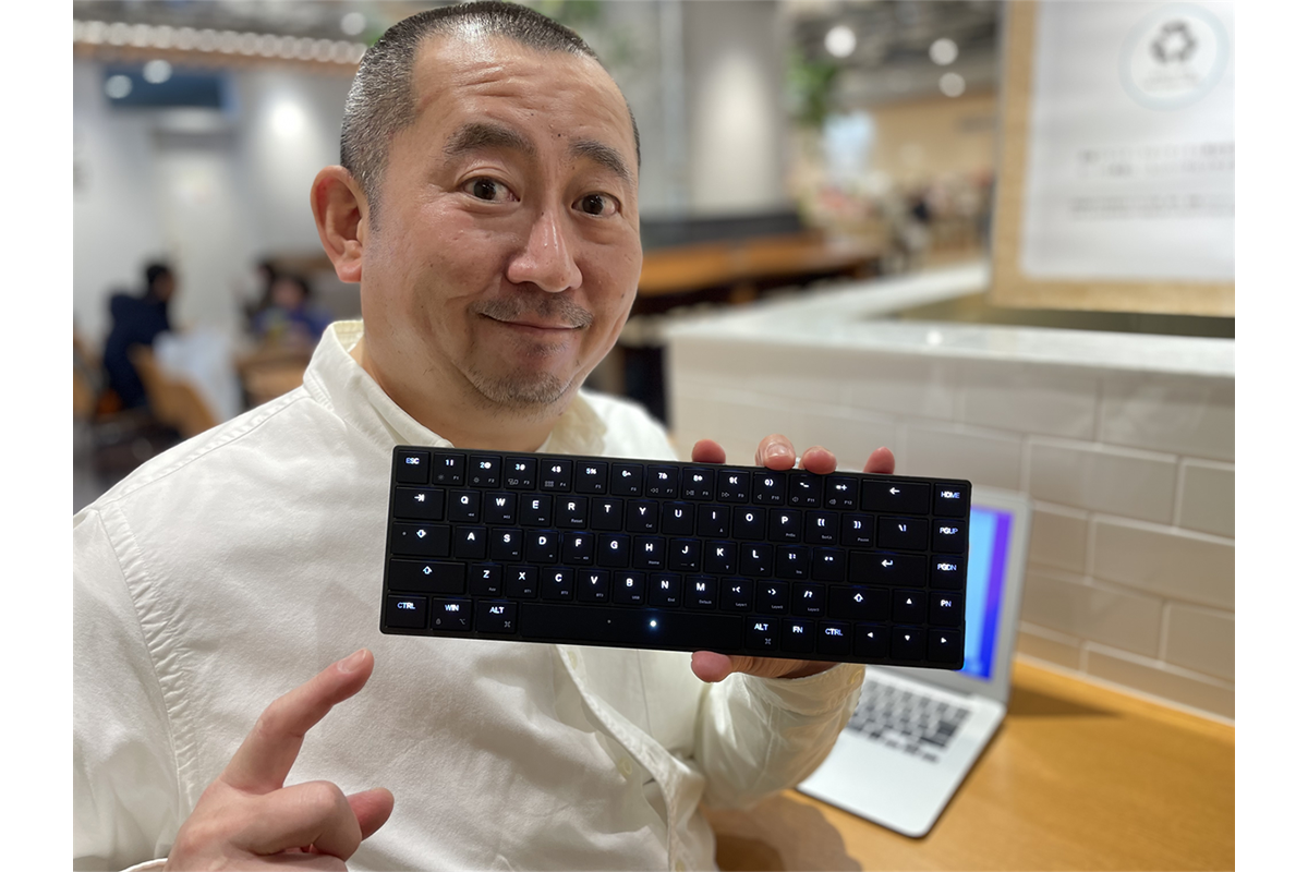 ASCII.jp：例の極薄65％メカニカルキーボードがBT化して完全体に