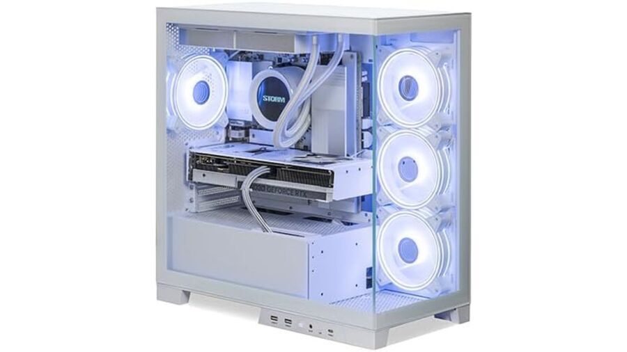 ASCII.jp：2.8型液晶つき簡易水冷、裏配線も美しい。STORM「新界2」は