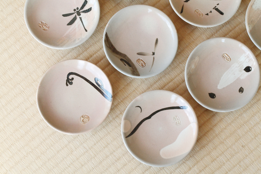 銘々皿 源氏物語宇治十帖 十枚組 / 燔師｜朝日焼 〜京都・宇治の茶陶