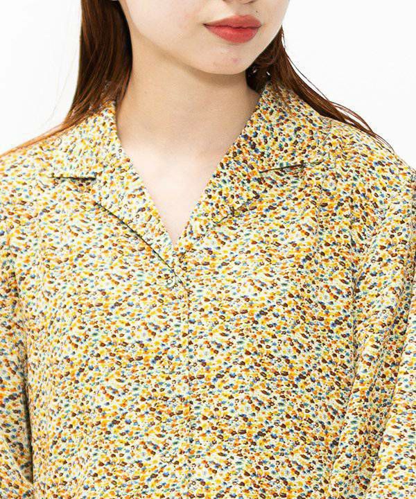 オープンカラー花柄OP | AS KNOW AS オンラインショップ