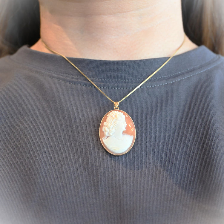 ヴィンテージ カメオ ペンダントトップ | 芦屋Antico