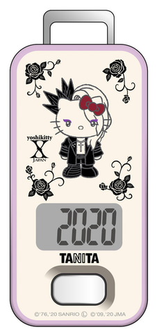 タニタ、V系ハローキティ「yoshikitty」をデザインした体重計・歩数計