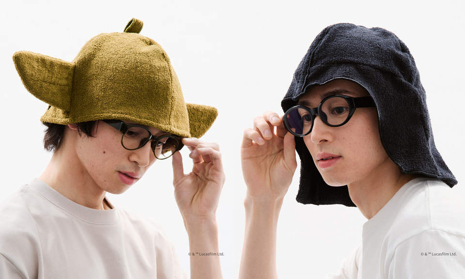 JINS、「スター・ウォーズ」のサ陸両用メガネ。サウナハットになる眼鏡