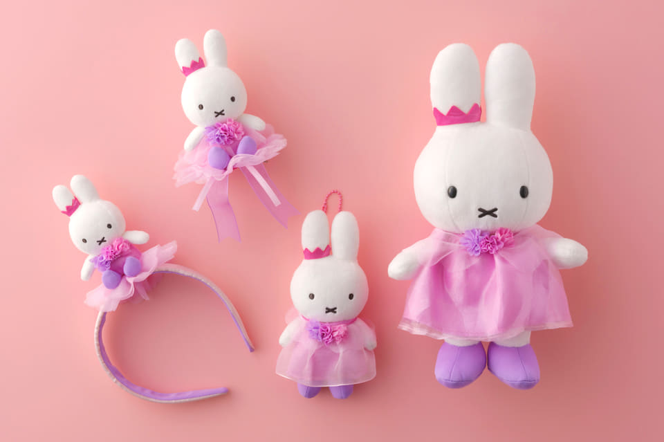 ハウステンボス、70周年「ミッフィー」グッズ発売。花と王冠、オランダ