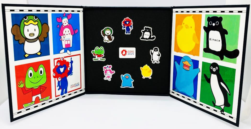 JR 7社キャラクター×ミャクミャク、万博限定ピンバッジセットなど10