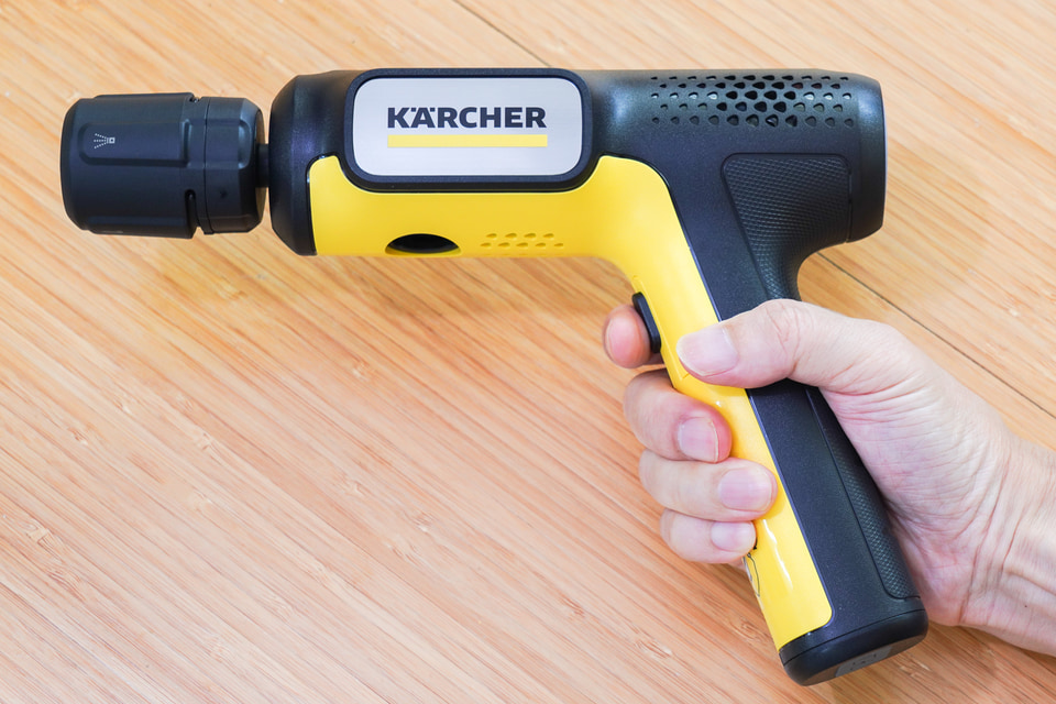 ケルヒャーのモバイル高圧洗浄機「ハンディエア（OC Handy Compact