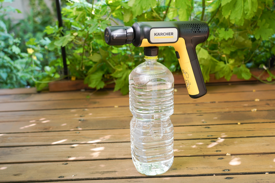 ケルヒャーのモバイル高圧洗浄機「ハンディエア（OC Handy Compact