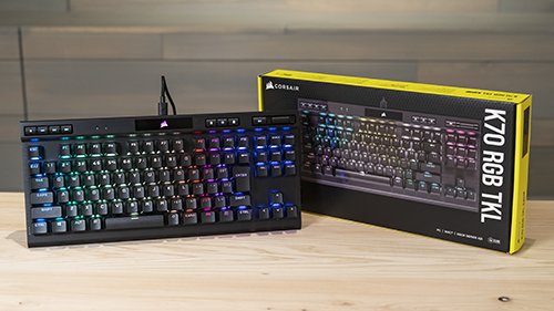 打鍵耐久性は1.5億回、光学キースイッチで高速入力向きのゲーミング