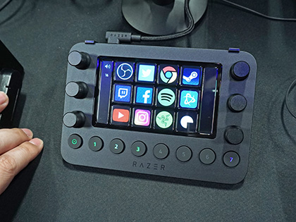 Razerの配信・コンテンツ制作向けデバイス「Stream Controller」が登場