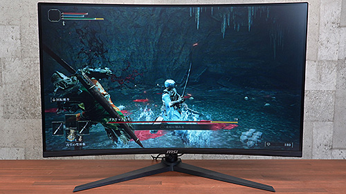 Switchとも良相性な31.5型湾曲ゲーミングモニター「MSI G323CV」、使う