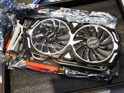 MSI独自クーラー採用「GeForce GTX 1080 TI ARMOR 11G OC」が発売